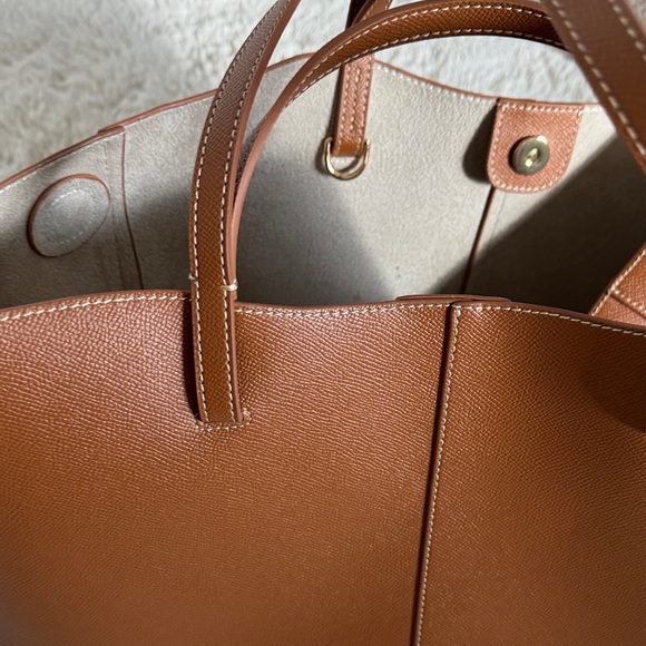 Large Brown designer Tote Bag - Picture 6 of 10